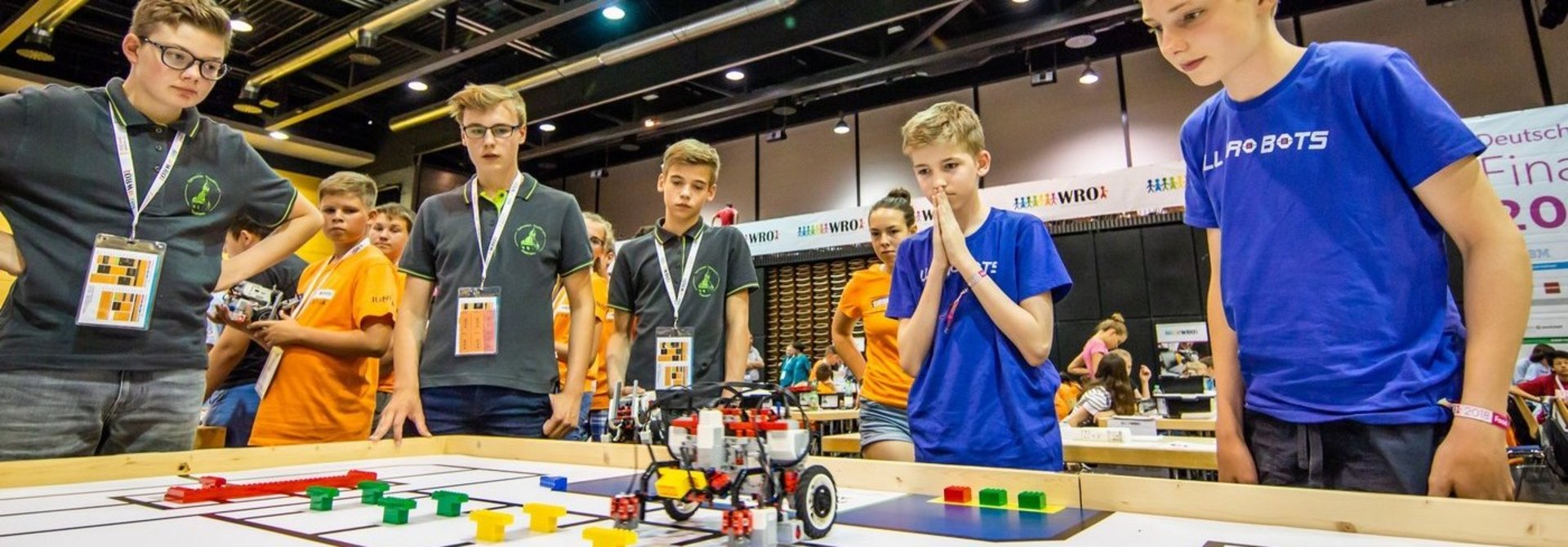 [Translate to English:] Dr. Hans Riegel-Stiftung: World Robot Olympiad 