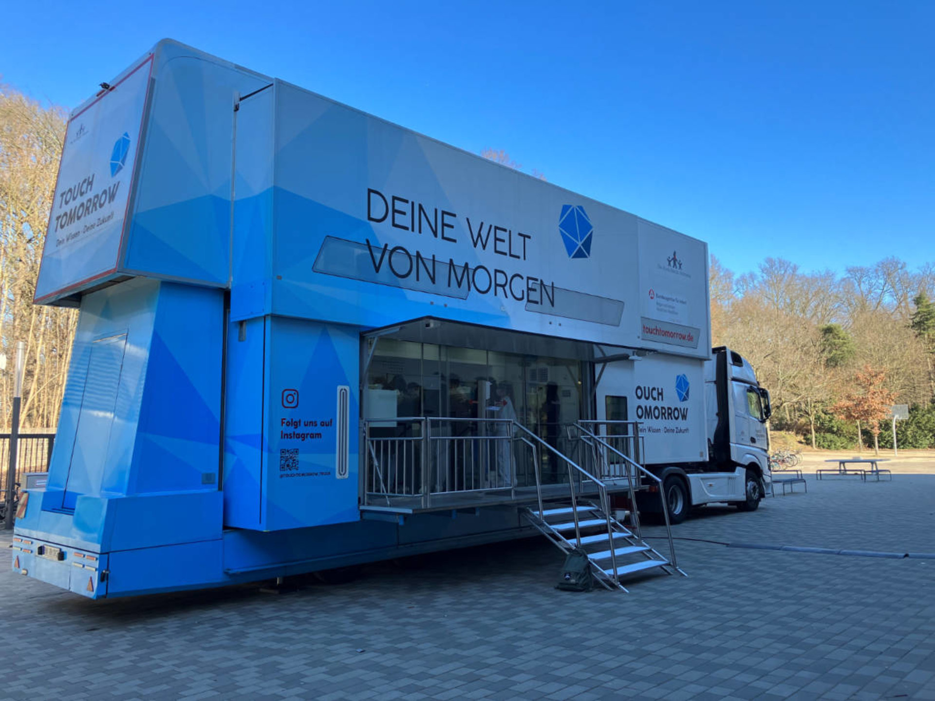 Der Touch Tomorrow-Truck zu Gast in Köln